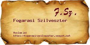 Fogarasi Szilveszter névjegykártya